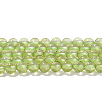 2-4Mm natural olivine loose bead bracelet