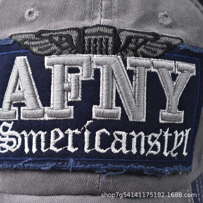 AFNY Embroidered Cotton Baseball Cap