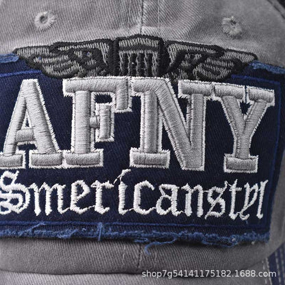 AFNY Embroidered Cotton Baseball Cap