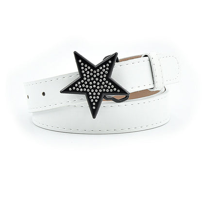 Black Star Rhinestone Belt