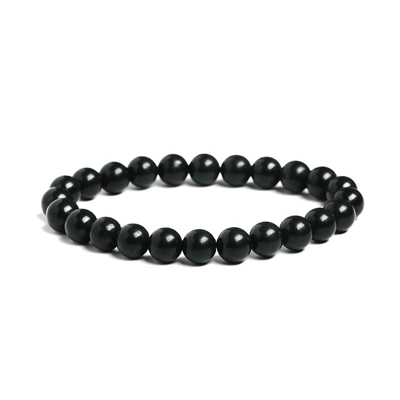 Sub-graphite bracelet personalized single circle bead jewelry