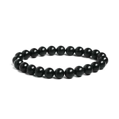 Sub-graphite bracelet personalized single circle bead jewelry