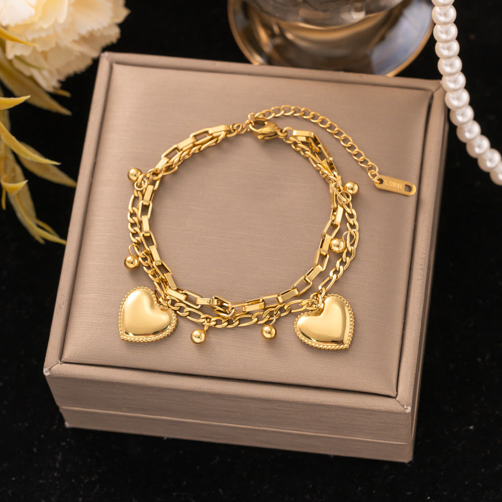 18K Gold Titanium Steel Bracelet