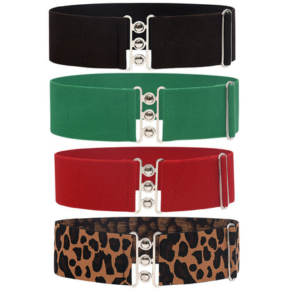 Elastic elastic wide belt new