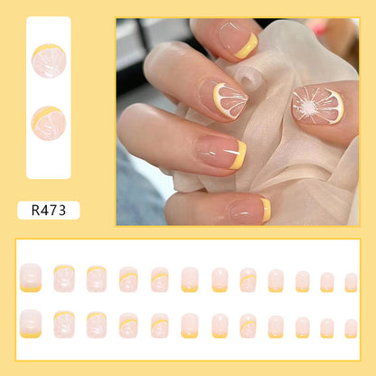 Fresh Nail Stickers Wearable Waterproof Premium
