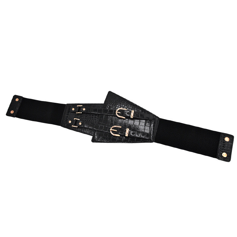 Coat waist elastic elastic elastic wide waist seal