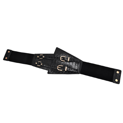 Coat waist elastic elastic elastic wide waist seal