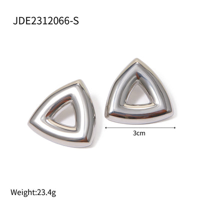 Triangle Hollow Earrings