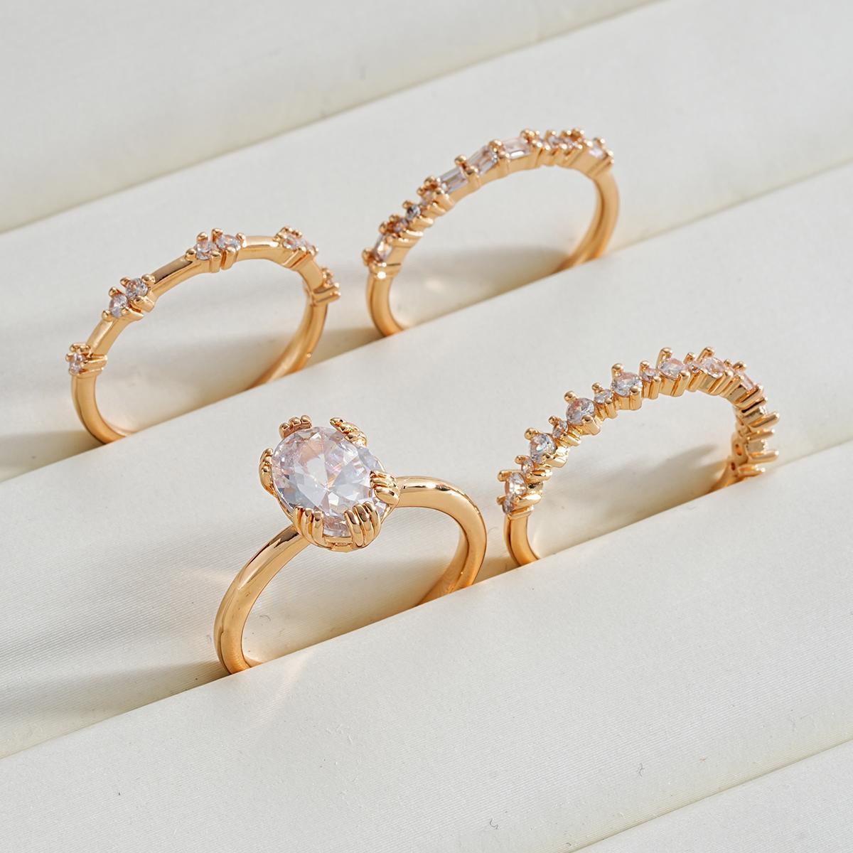 Oval Diamond Wedding Ring