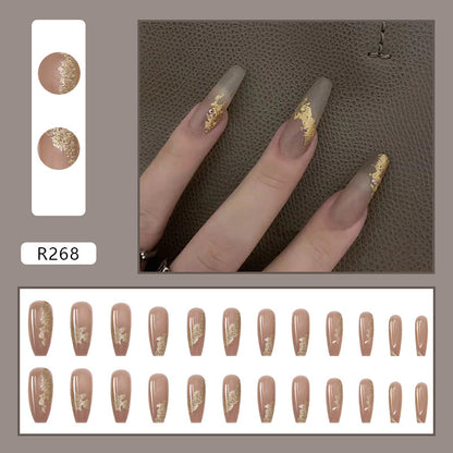 Pegatinas para uñas estilo ballet removibles 