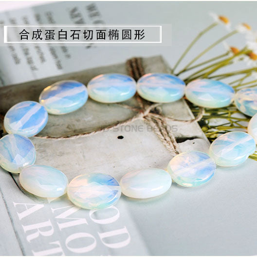 Onyx cut oval loose beads