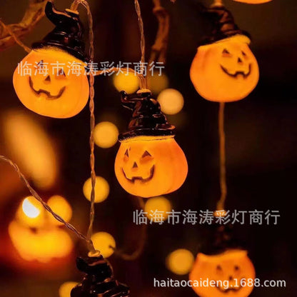 Halloween pendant LED Halloween light string pumpkin light
