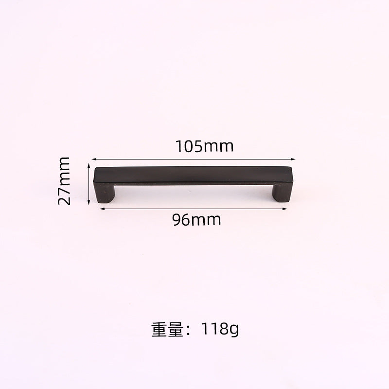 Simple wardrobe handle