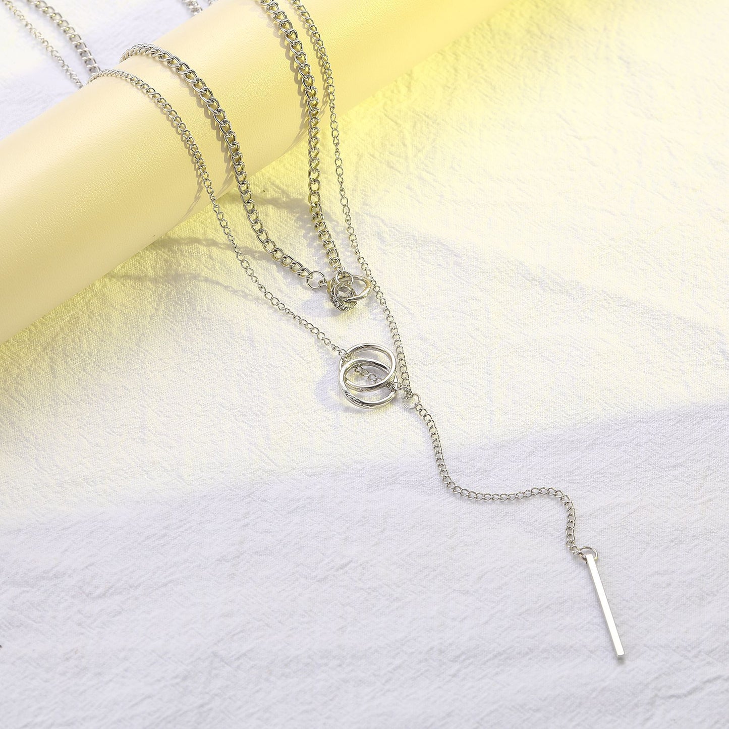 Double-Layer Tassel Necklace