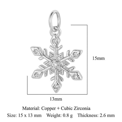 Colgante de cobre y circonita con forma de estrella y sol 