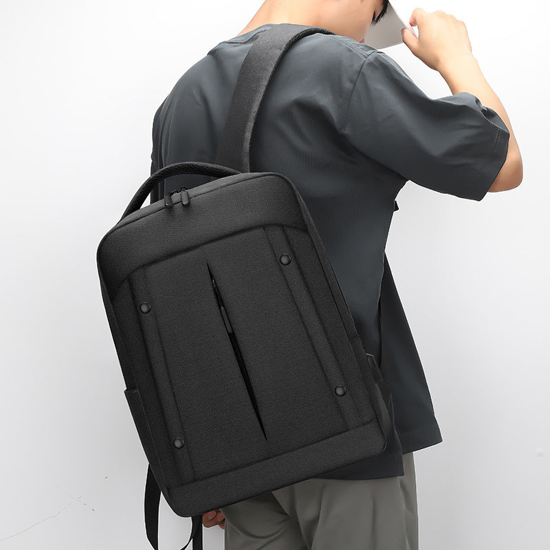 Computer bag multifunctional double backpack