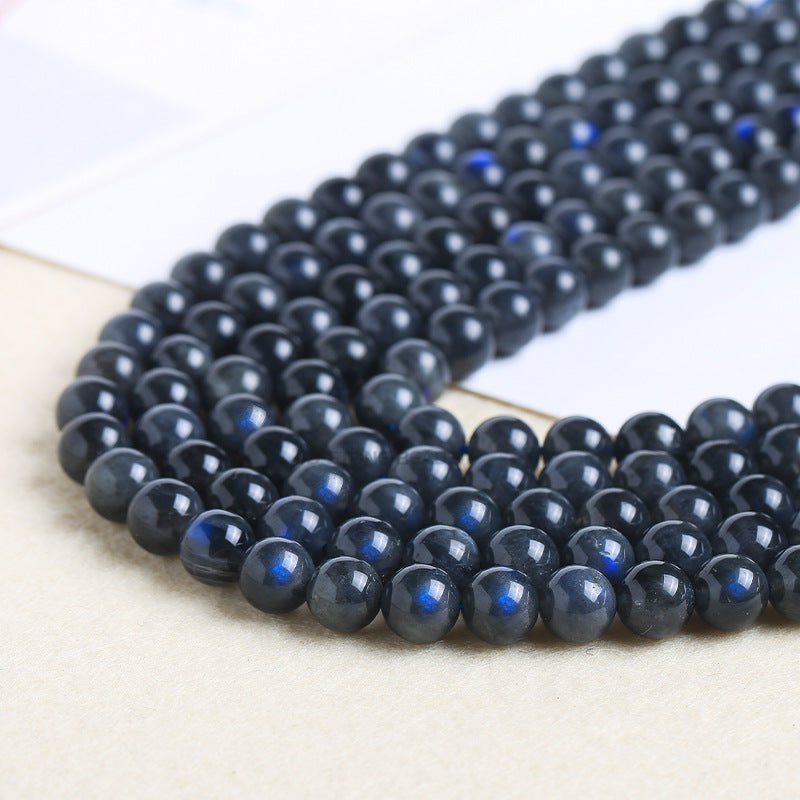 Strong blue gray moonlight loose beads