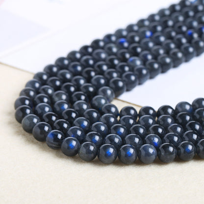 Strong blue gray moonlight loose beads