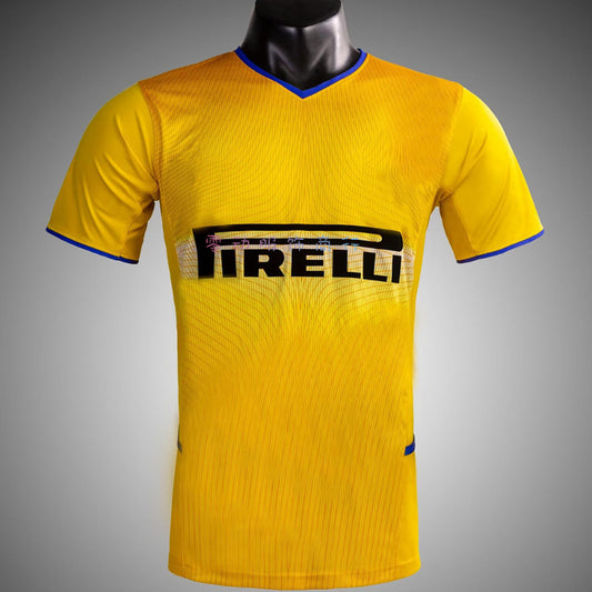 Camiseta de entrenamiento tailandesa retro de manga corta de la tercera equipación del Inter 02-03 