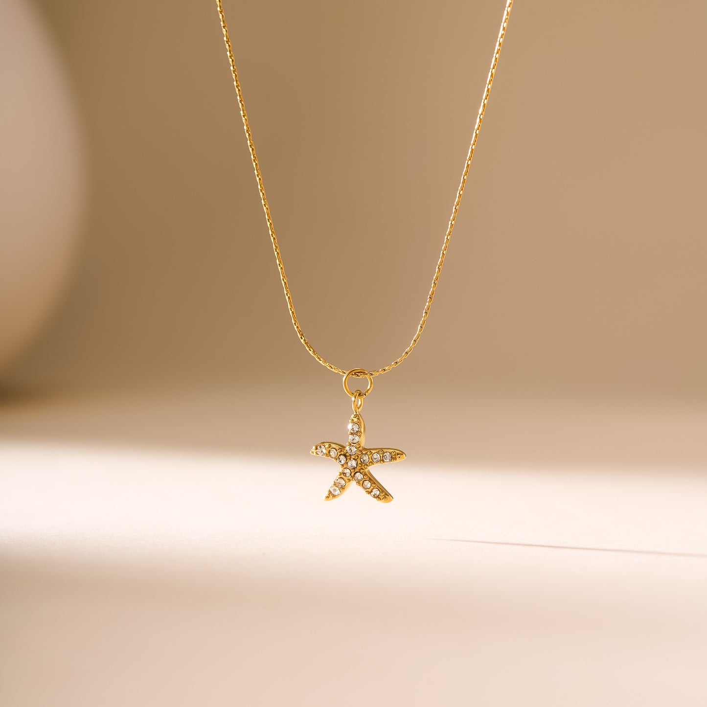 Stainless Steel Starfish Necklace