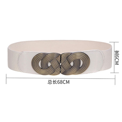 European and American retro wide waist seal