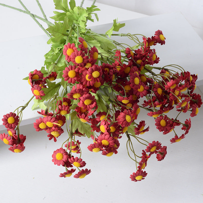 30 small daisy artificial flowers chamomile cosmos