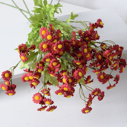 30 small daisy artificial flowers chamomile cosmos