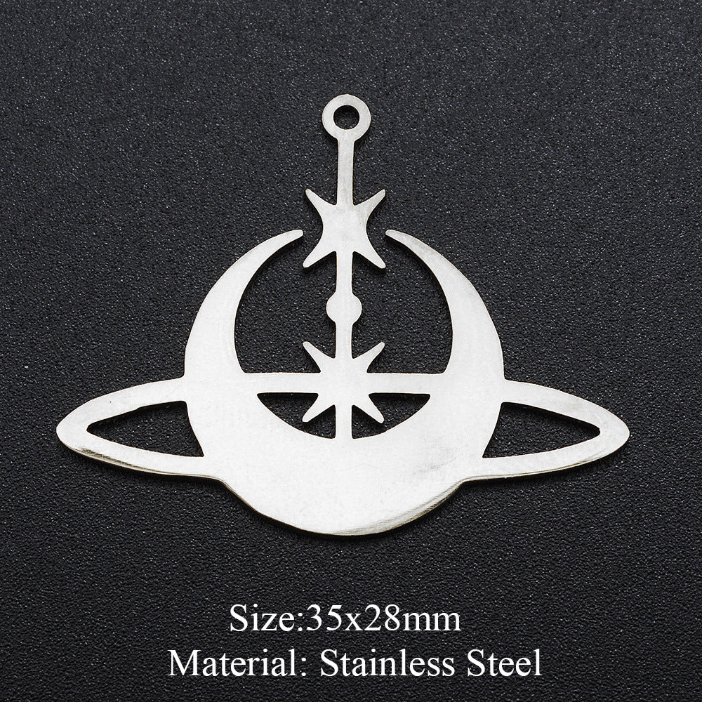 5 piezas/paquete, colgante de sol con forma de ojo de reloj de arena. 