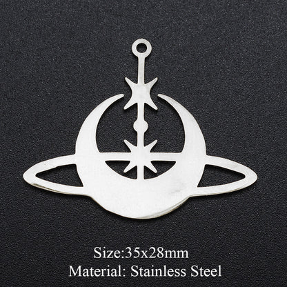 5 piezas/paquete, colgante de sol con forma de ojo de reloj de arena. 