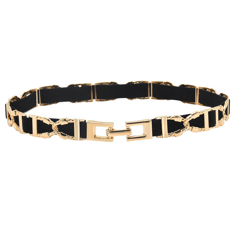 Pin buckle elastic elastic belt