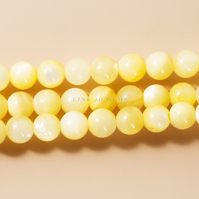 Extremely fine 3mm colored shell loose beads