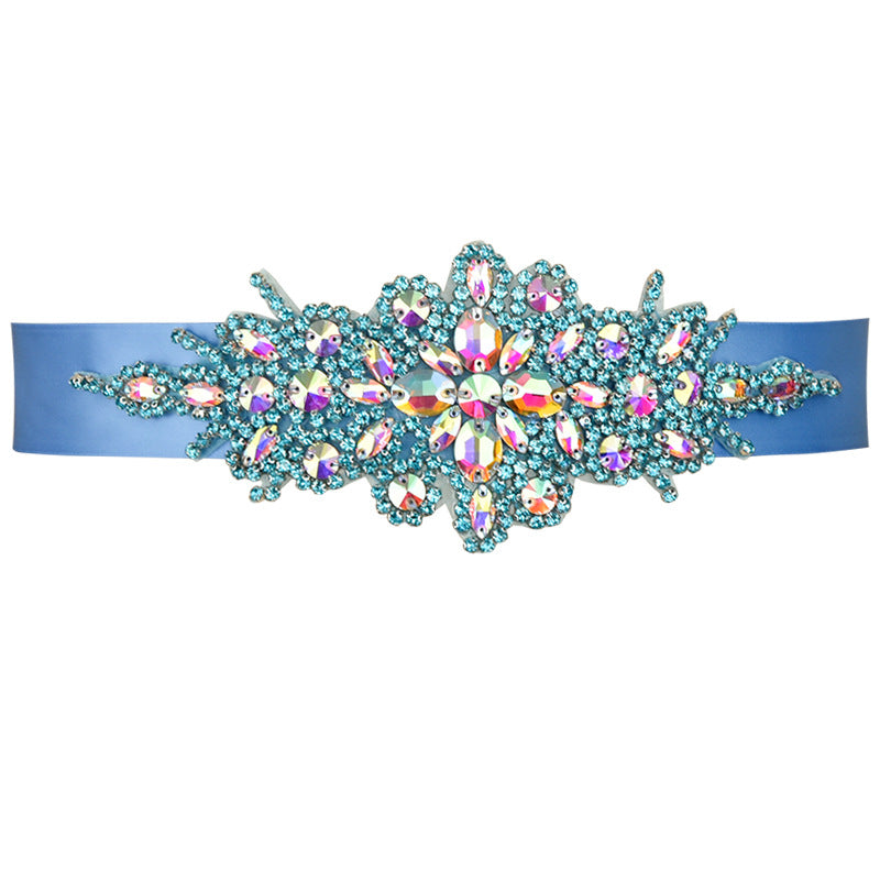 Rhinestone Decal Pearl Belt