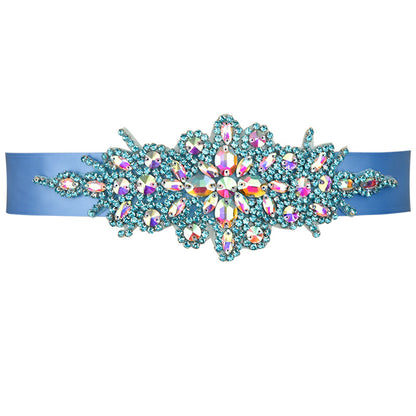 Rhinestone Decal Pearl Belt