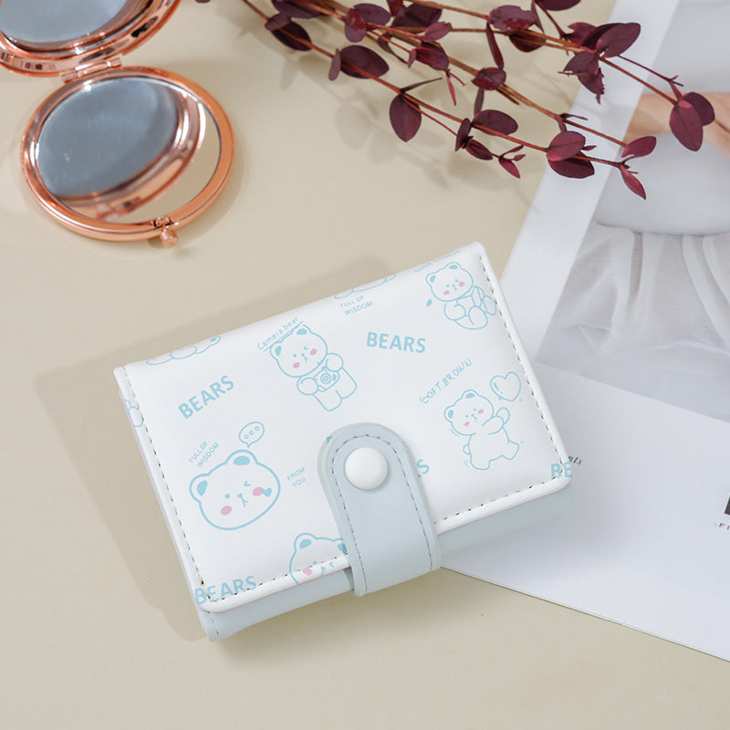 Girl wallet short cartoon