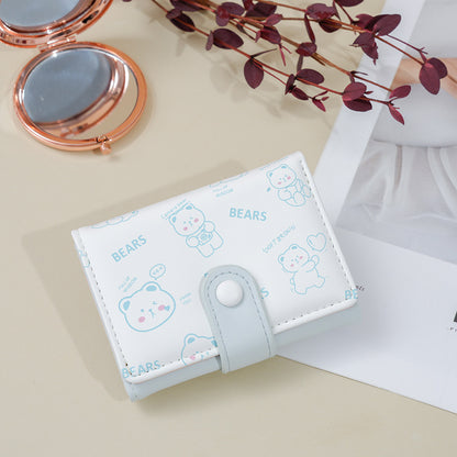 Girl wallet short cartoon