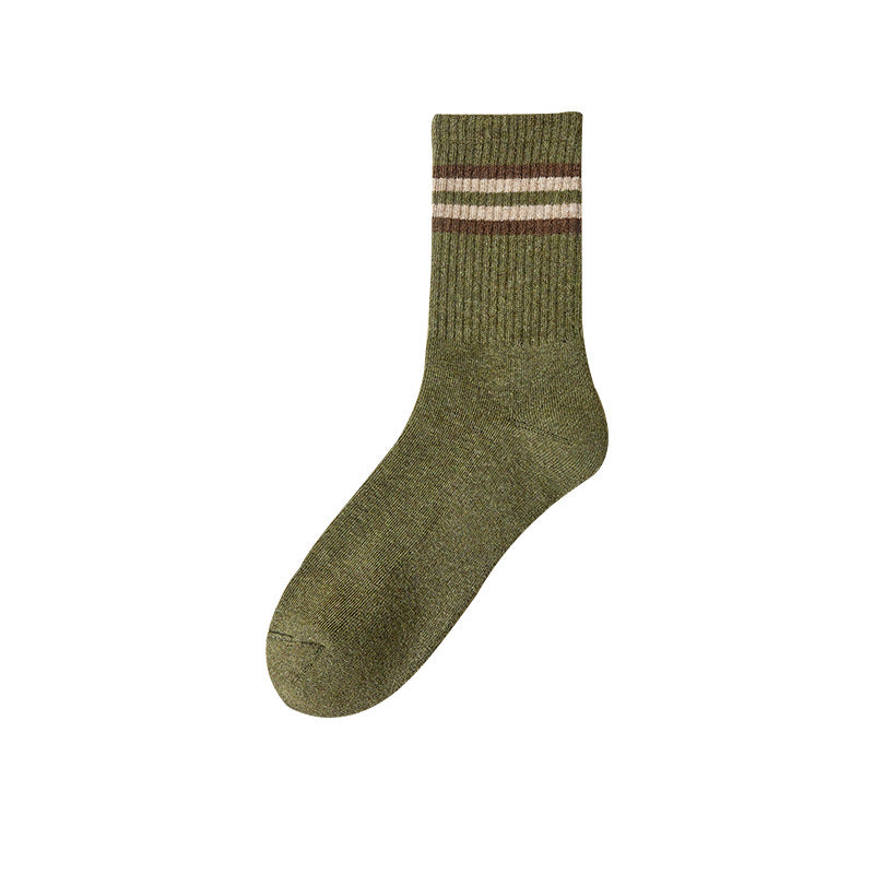 Thickened Fleece-Lined Winter Warm Men's Terry Socks Set