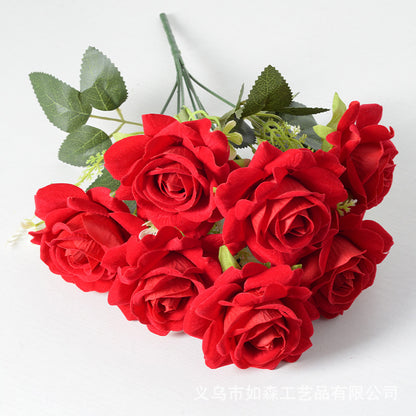 Artificial flower 7 heads Aisha rose