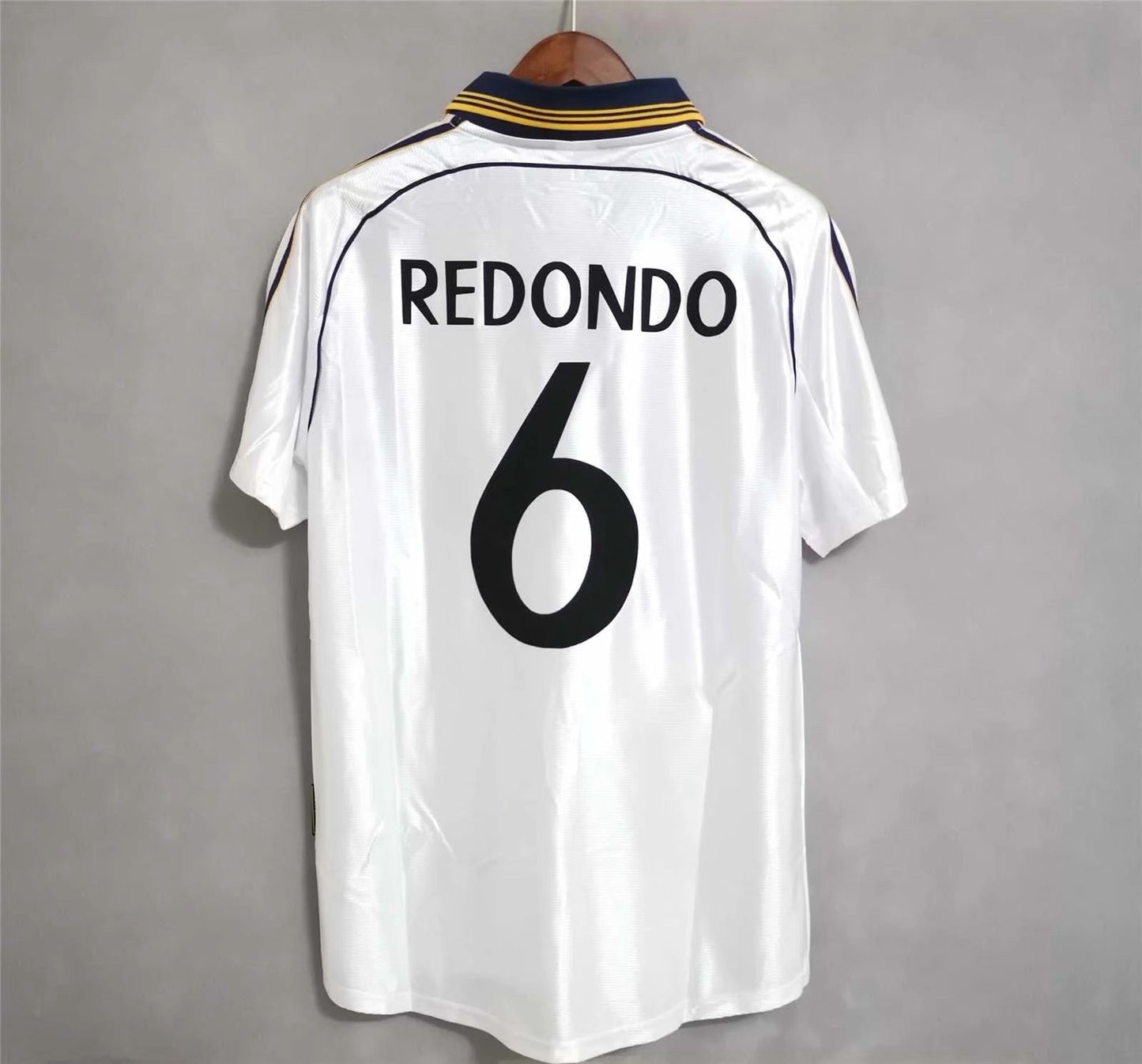 98-00 Retro Real Madrid Home Away 7 Raul Suker Carlos Guti Redondo Jersey