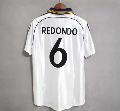 98-00 Retro Real Madrid Home Away 7 Raul Suker Carlos Guti Redondo Jersey