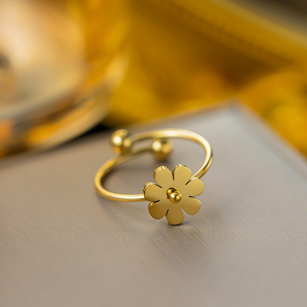 18K Gold Index Finger Ring Versatile