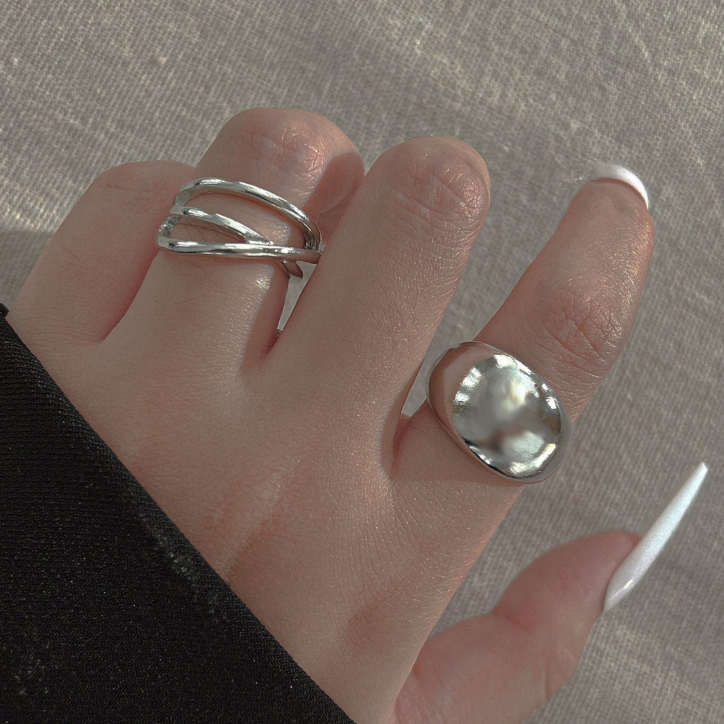 Open Metal Ring Set