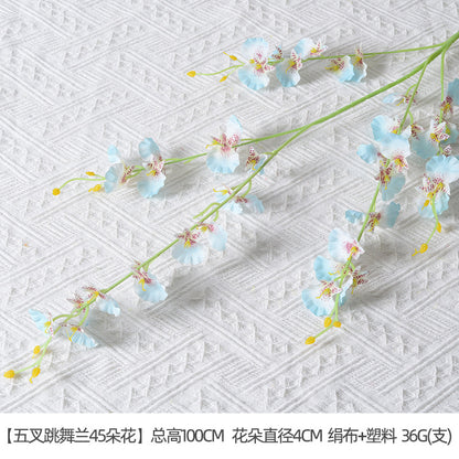 Artificial flowers blue series flowers plastic flowers wholesale