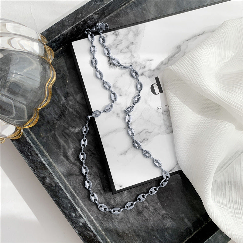 Titanium Steel Collarbone Necklace