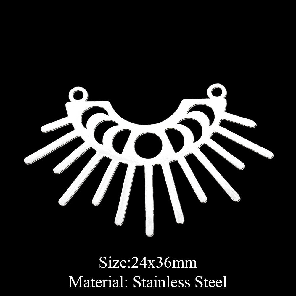 5 pcs/pack, snail bear, moth snake pendant.