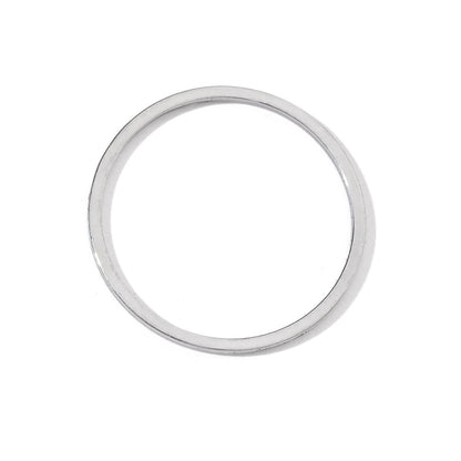 20 pcs/pack Geometric triangular round titanium steel pendant