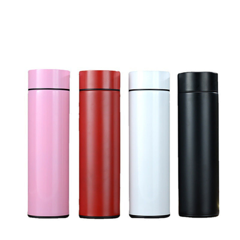 Stainless steel LED intelligent temperature display cup