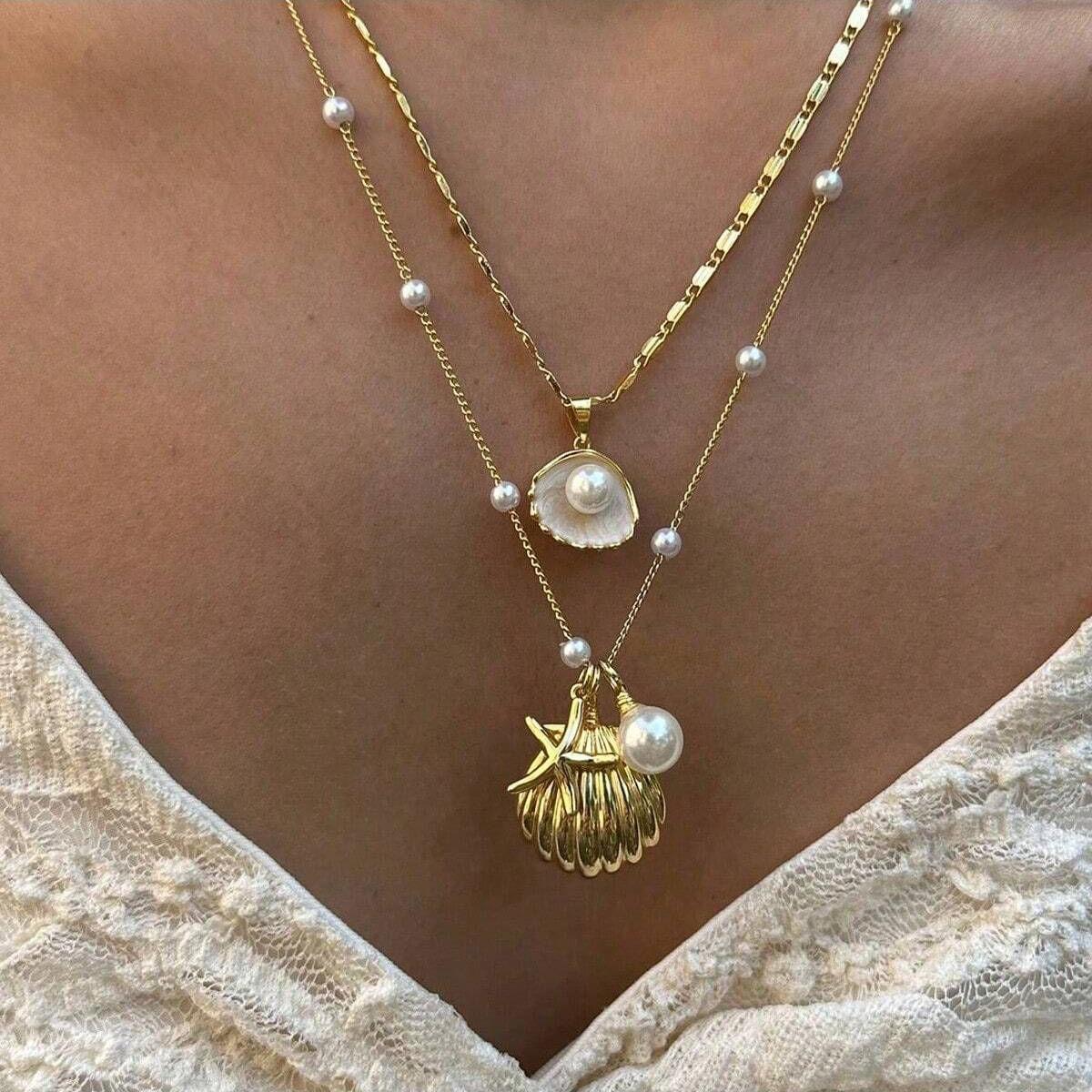 Pearl & Shell Necklace