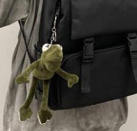 Black and white solid color schoolbag backpack