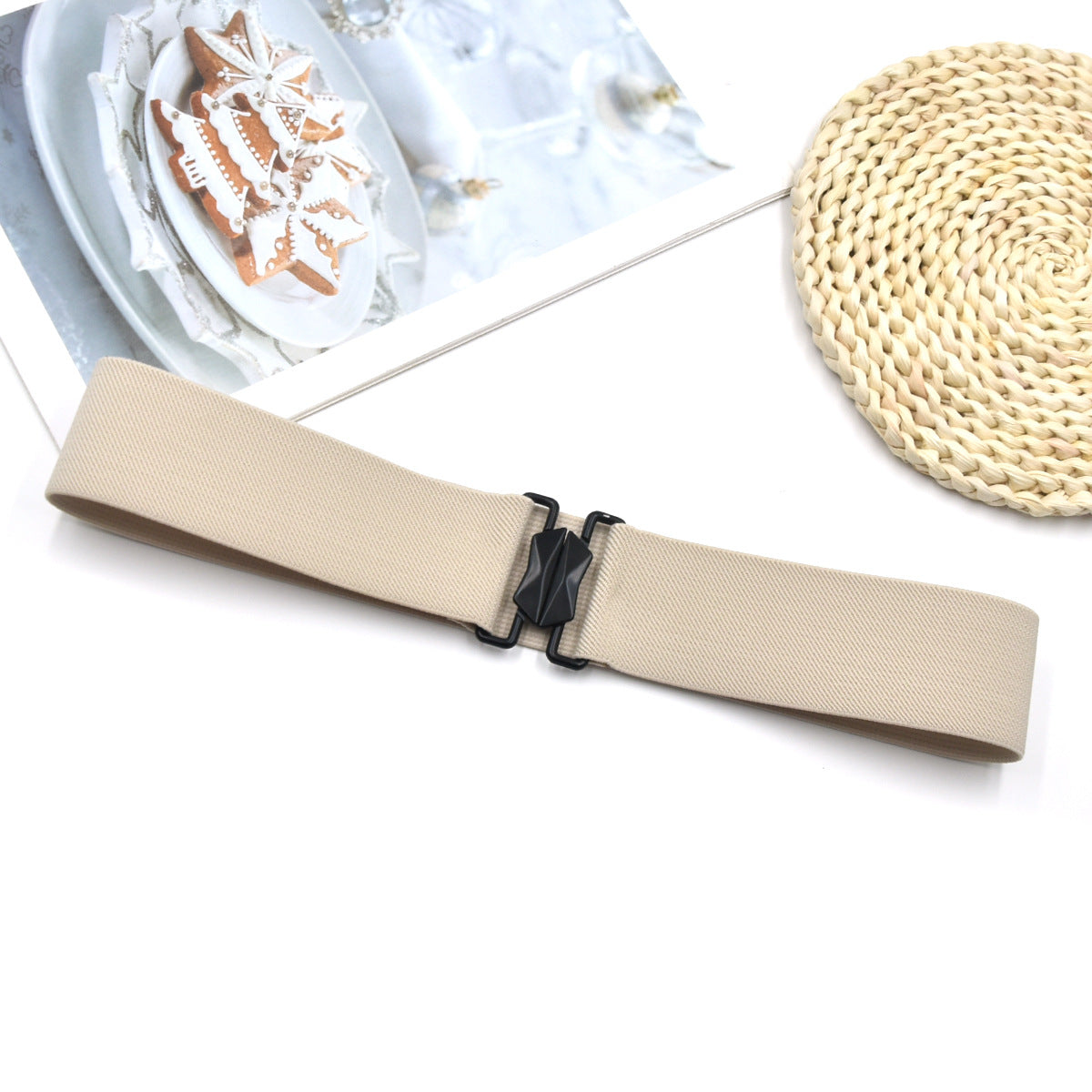 Elastic wide belt 5CM women