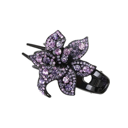 Rhinestone large grab Korean hair reel